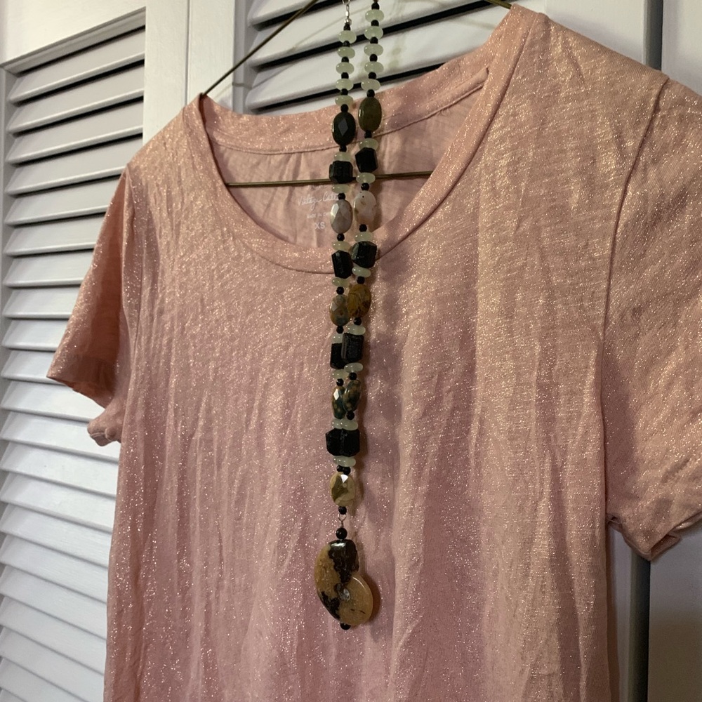 Shimmery J Crew top